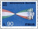 Italy 1973 Planes 90 L Multicolor Scott 1101. Italia 1101. Uploaded by susofe